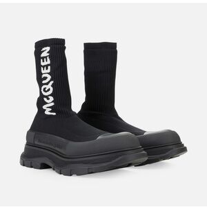 Alexander McQueen Black High-Top Sock Sneakers